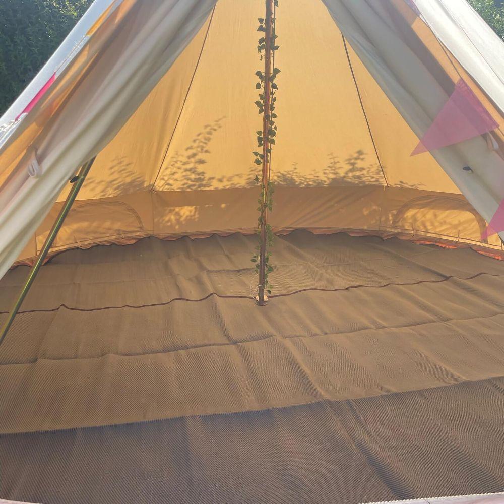 Poly Propylene Mat Grey - Fire Retardant - Bell Tent Sussex