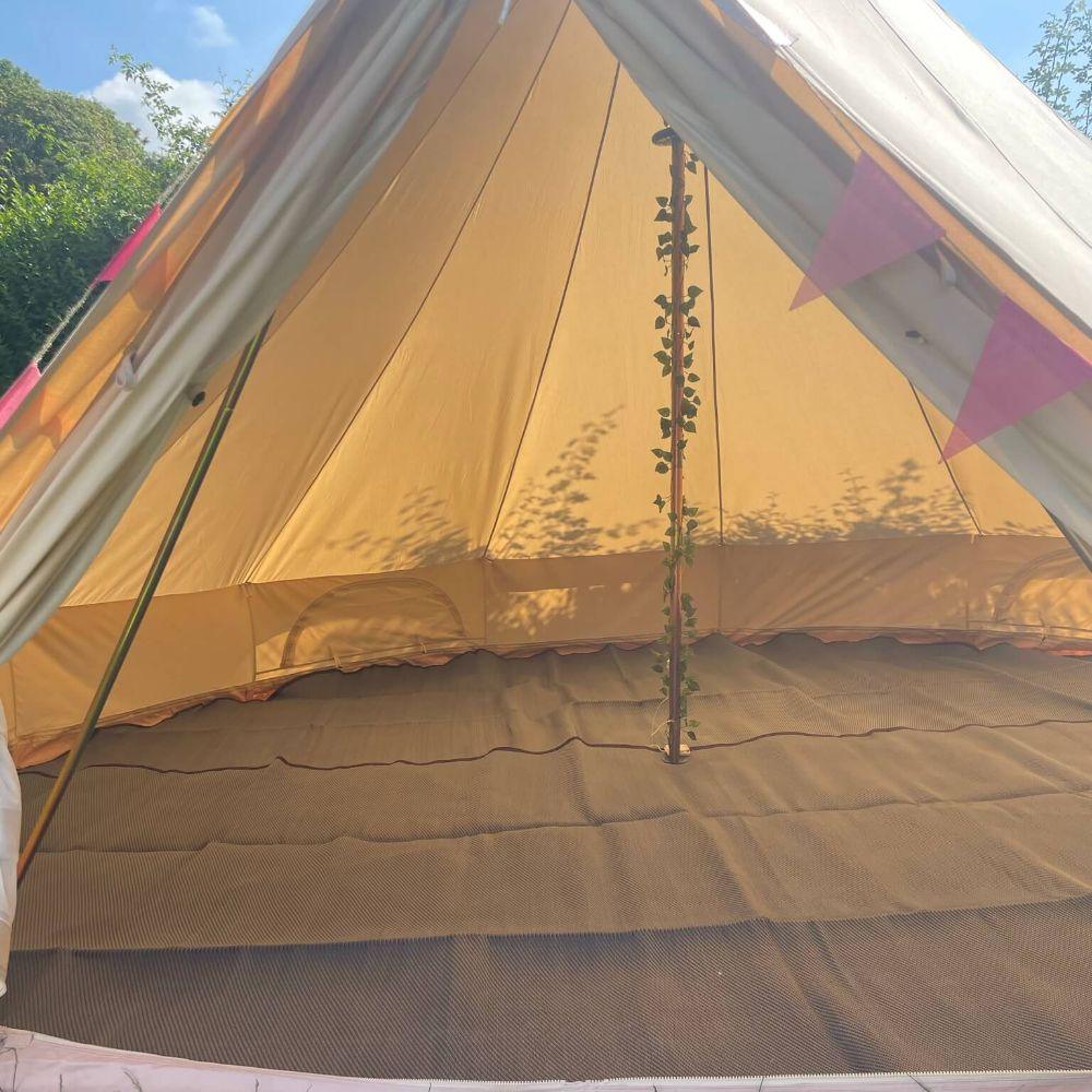 Poly Propylene Mat Grey - Fire Retardant - Bell Tent Sussex