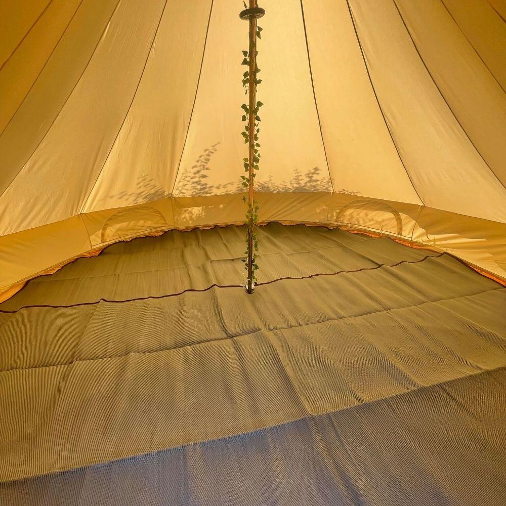 Poly Propylene Mat Grey - Fire Retardant - Bell Tent Sussex