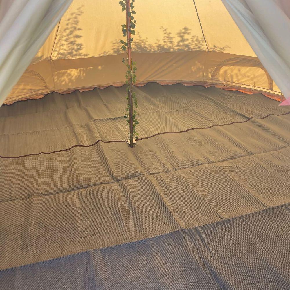 Poly Propylene Mat Grey - Fire Retardant - Bell Tent Sussex