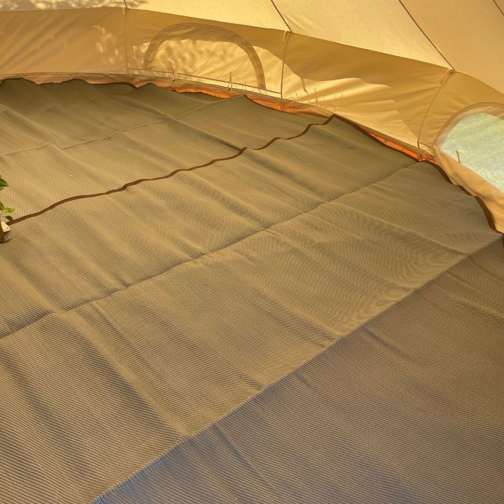 Poly Propylene Mat Grey - Fire Retardant - Bell Tent Sussex