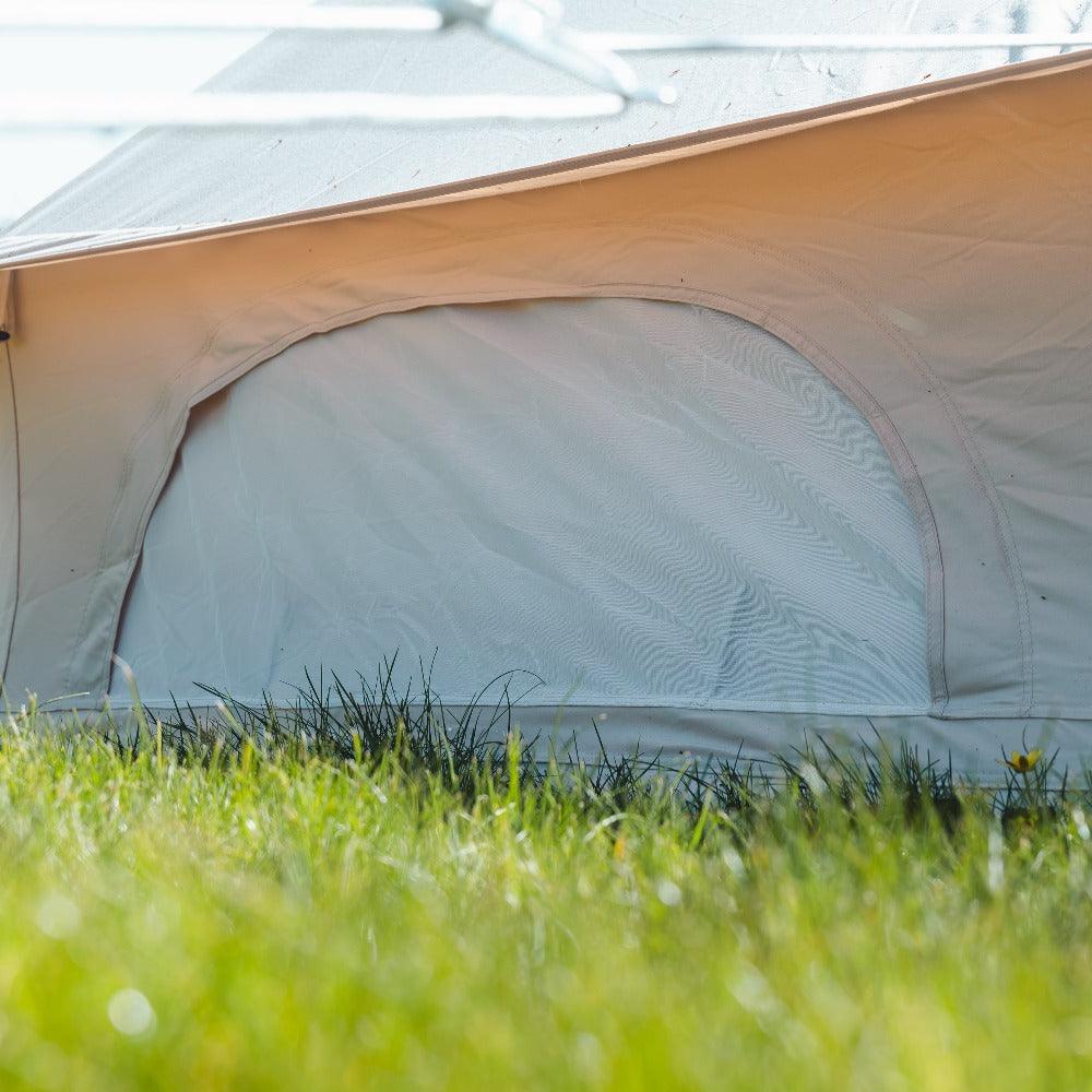 5m Bell Tent Fireproof With Stove Hole & Flap - Bell Tent Sussex