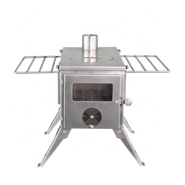 Highlander 304 Stainless Steel Portable Stove - Bell Tent Sussex