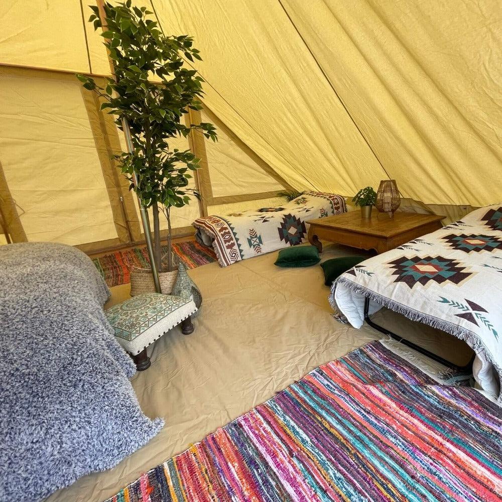 Touareg Tents For Sale - Fireproof With Stove Hole &amp; Flap - Bell Tent Sussex