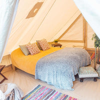 Touareg Tents For Sale - Fireproof With Stove Hole & Flap - Bell Tent Sussex