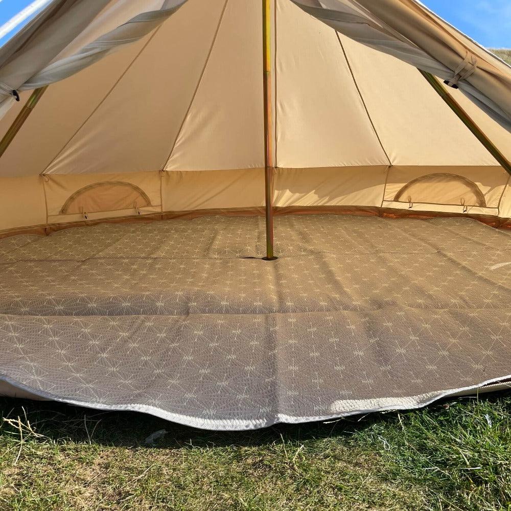 Poly Propylene Mat Cream - Fire Retardant - Bell Tent Sussex