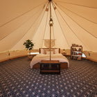 Poly Propylene Mat Blue - Fire Retardant - Bell Tent Sussex
