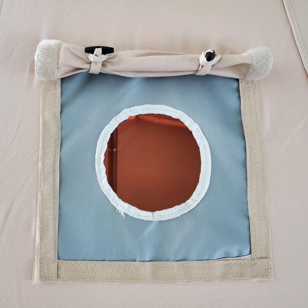 4m Bell Tent Fireproof With Stove Hole & Flap - Bell Tent Sussex