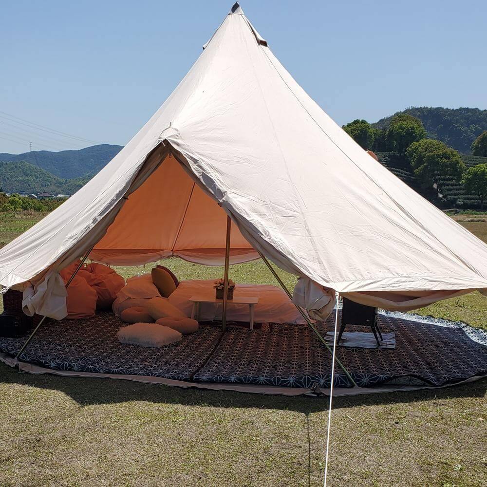 6m Bell Tent With Stove Hole &amp; Flap - Bell Tent Sussex