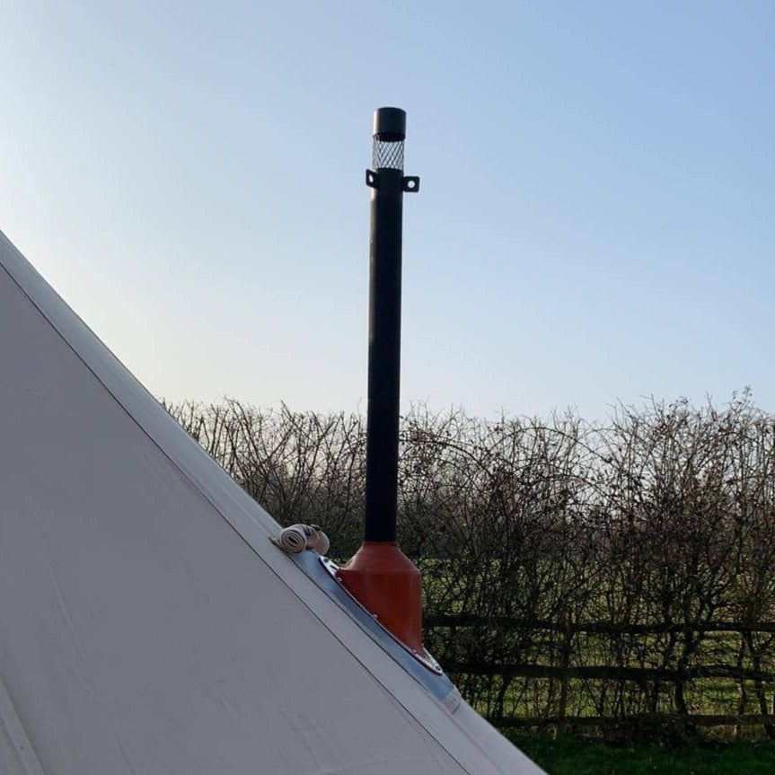 4m Bell Tent Fireproof With Stove Hole & Flap - Bell Tent Sussex