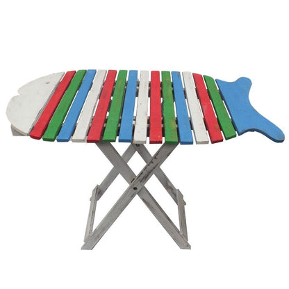 Kids Folding Fish Chairs / Bed Side Table - Bell Tent Sussex