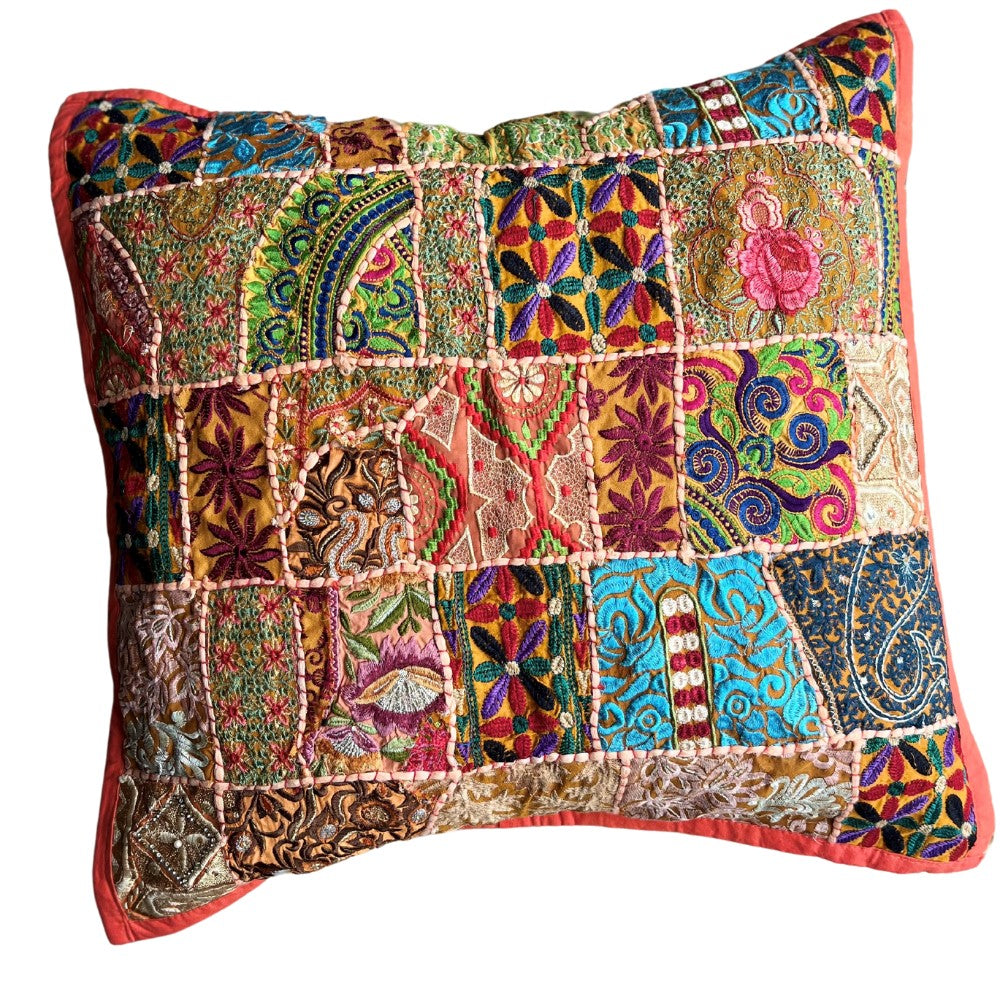 Indian Cushion Covers Handmade - Bell Tent Sussex